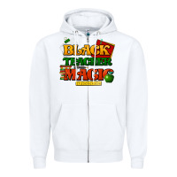 White Black Teacher magic Zipper Hoodie - HowdyJamesFarm