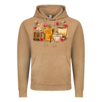 Vintage Camel Honey And Bee With Flower Coffee Cup Vintage Hoodie - BundleAndBundleShop