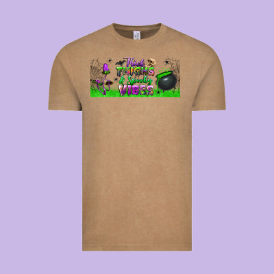Thick Thighs And Spooky Vibes Libbey Glass Vintage Tee Designed By Bundleandbundleshop