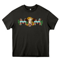 Sunflower Hereford Cattle And Cactus  Mom Heavy Core Tee | Teevron