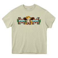 Mossy sunflower hereford cattle and cactus  mom Heavy Core Tee - Jasminsmagicworld