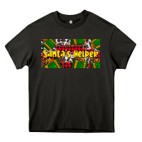 Asphalt santa's helper with gifts Heavy Core Tee - AdoDesignShop