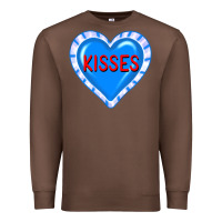 Chestnut valentine's day hearts Premium Sweatshirt - FaDigitalArtStudio
