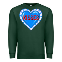 Sports Green valentine's day hearts Premium Sweatshirt - FaDigitalArtStudio