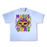 Mardi Gras Mask Urban Heavy Tee | Teevron