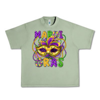 Oil Green mardi gras mask Urban Heavy Tee - LillyAllenDesigns