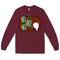 Burgundy Ho Ho Ho Gnomes Long Sleeve Tee - Bettercallsaul