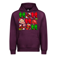 Mauve Wine Christmas teacher Urban Hoodie - CowhideDigitalArt