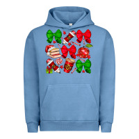 Pigment Pebble Blue Christmas teacher Urban Hoodie - CowhideDigitalArt