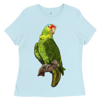 Baby Blue New Zealand Paraket Parrot Ladies Tee - LillyAllenDesigns