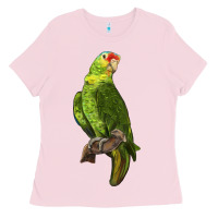 Bubblegum Pink New Zealand Paraket Parrot Ladies Tee - LillyAllenDesigns