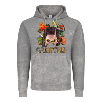 Cloud Rock Camping Braid Hair Woman With Fire Bbs Vintage Hoodie - BundleAndBundleShop