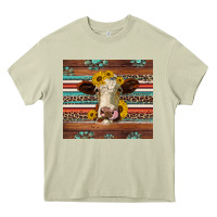 Mossy western sunflowers gemstone heifer Heavy Core Tee - Jasminsmagicworld