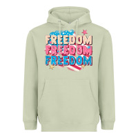 Matcha Freedom freedom freedom Heavyweight Hoodie - FaDigitalArtStudio