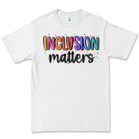 White ınclusion matters Premium Tee - MaliasSmallBusiness