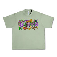 Oil Green louisiana mardi gras Urban Heavy Tee - LillyAllenDesigns