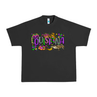 Pigment Black louisiana mardi gras Urban Heavy Tee - LillyAllenDesigns
