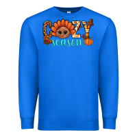 True Royal turkey cozy season thanksgiving bbs Premium Sweatshirt - BundleAndBundleShop