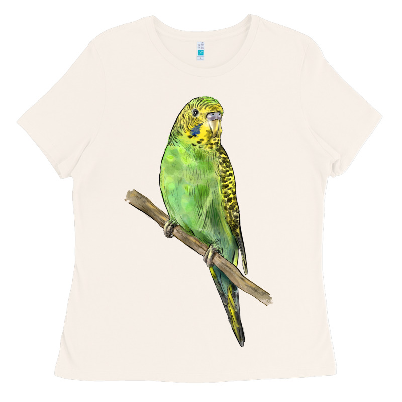 Budgeriar Bird Parrot Ladies Tee by LillyAllenDesigns | Teevron