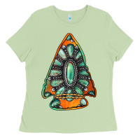 Matcha gemstone arrowhead Ladies Tee - Jasminsmagicworld