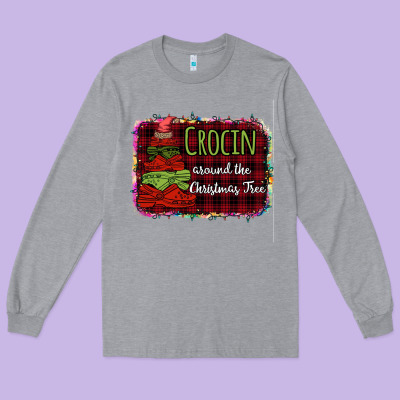 Crocin Around The Christmas Tree Long Sleeve Tee Designed By Bettercallsaul