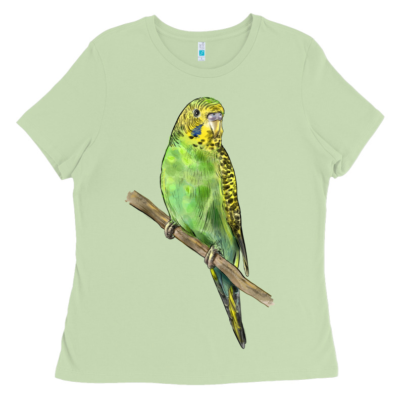 Budgeriar Bird Parrot Ladies Tee by LillyAllenDesigns | Teevron