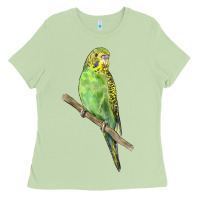 Matcha Budgeriar Bird Parrot Ladies Tee - LillyAllenDesigns