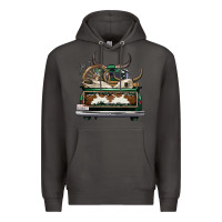 Smoke cowhide and hunter truck olivia Premium Hoodie - OliviaCreatesArt