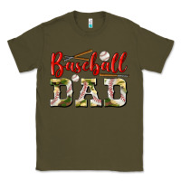 Army Green baseball dad Classic Tee - BundleAndBundleShop