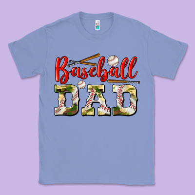 Baseball Dad Classic Tee Designed By Bundleandbundleshop