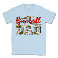 Dusty Blue baseball dad Classic Tee - BundleAndBundleShop