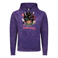 Cloud Purple Afro Messy Bun Nursing Bbs Vintage Hoodie - BundleAndBundleShop