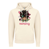 Vintage Artic Afro Messy Bun Nursing Bbs Vintage Hoodie - BundleAndBundleShop