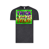 Vintage Black thick and a treat Vintage Tee - BundleAndBundleShop