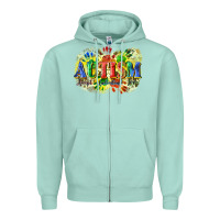 Seafoam Autism accept understand love Zipper Hoodie - CowGirlArtShop