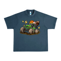 Midnight Navy monster truck sports Urban Heavy Tee - LillyAllenDesigns