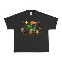 Pigment Black monster truck sports Urban Heavy Tee - LillyAllenDesigns