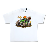 White monster truck sports Urban Heavy Tee - LillyAllenDesigns