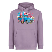 Lavender American truck gnomes Heavyweight Hoodie - FaDigitalArtStudio