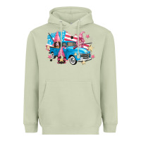 Matcha American truck gnomes Heavyweight Hoodie - FaDigitalArtStudio