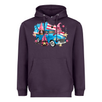 Plum American truck gnomes Heavyweight Hoodie - FaDigitalArtStudio