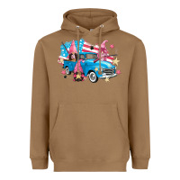 Toasted Coconut American truck gnomes Heavyweight Hoodie - FaDigitalArtStudio