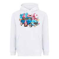White American truck gnomes Heavyweight Hoodie - FaDigitalArtStudio