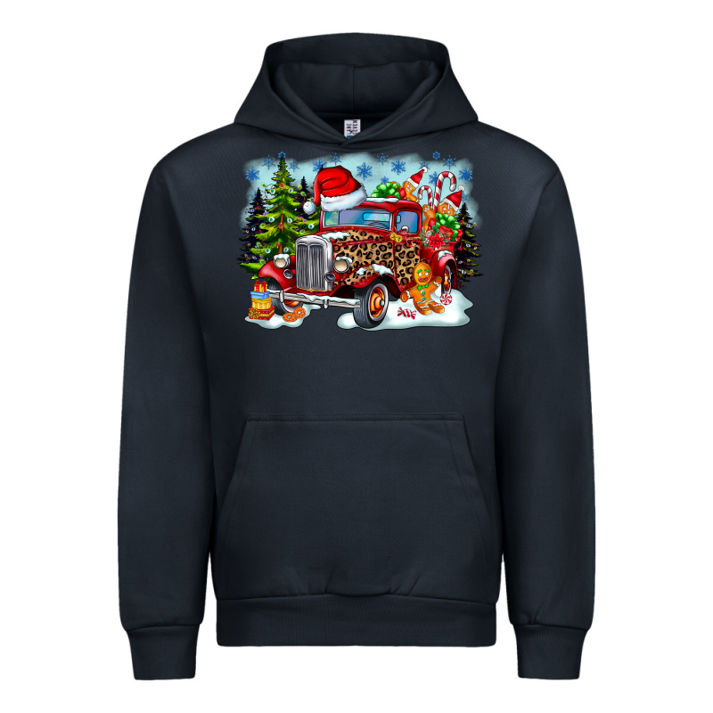 Christmas Truck Urban Hoodie by CowhideDigitalArt | Teevron