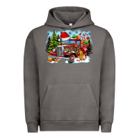 Pigment Tornado Christmas truck Urban Hoodie - CowhideDigitalArt
