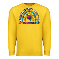 Lemon Autism Awareness rainbow Premium Sweatshirt - FaDigitalArtStudio