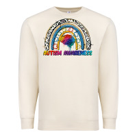 Sandshell Autism Awareness rainbow Premium Sweatshirt - FaDigitalArtStudio
