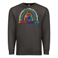 Smoke Autism Awareness rainbow Premium Sweatshirt - FaDigitalArtStudio