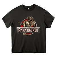 Asphalt Papasaurus T-Rex Heavy Core Tee - LillyAllenDesigns