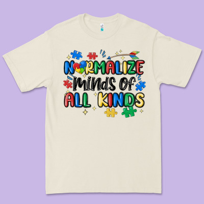 Normalize Minds Of All Kinds Premium Tee Designed By Maliassmallbusiness